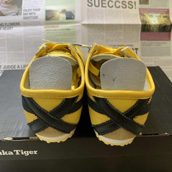 Onitsuka Tiger By Asics Mexico 66 Yellow Black Sneakers - Picture 3 of 6